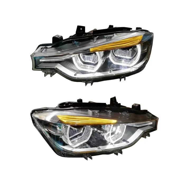 Headlamp for CarSuitable for 2013-2015  Headlight Car LED 3 Series F30 Headlight Spoon Angel Eye Daytime Front Headlight